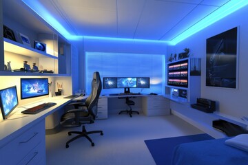 Gaming Room Filled With Gaming