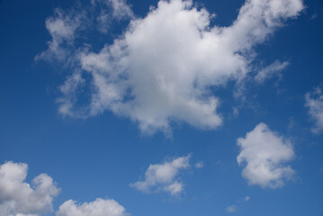 background of blue sky