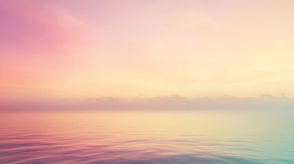 Fototapeta premium Serene Sunset Over Tranquil Waters