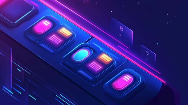 Abstract Leaderboard Game Vectors design