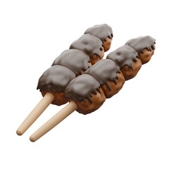 Satay 3d illustration
