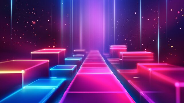 Abstract Leaderboard Game Vectors design