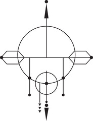 Vector set of highlights with moon, sun, clouds, stars and constellations. Mystical magic elements, spiritual occultism objects. Trendy colors, minimal style.