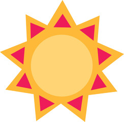 Festa Junina stickers. Set of graphic elements for website. Brazilian style and culture. Traditions and holidays. Cactus and campfire. Cartoon flat vector illustrations isolated on beeige 