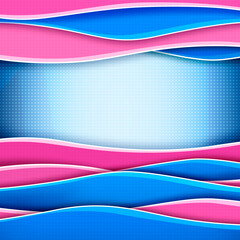 Creative picture frame illustration, artistic text or images placeholder mock up template