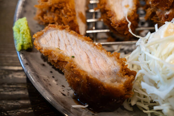 Pork Cutlet on the plate