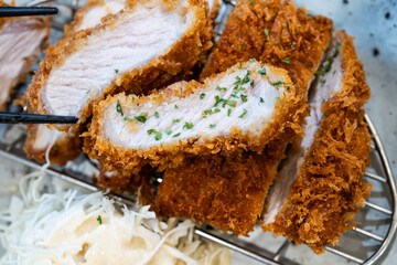 Pork Cutlet on the plate