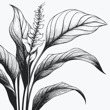 recommend clip art: Adobe Illustrator Artwork
                    set of contour spring flowers Spathiphyllum
                    line art floral, leaves
                    black and white illustration Anthurium
                    set of decorative elements of plants stylized Aglaonema, Calla