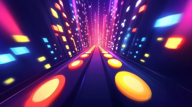 Abstract Leaderboard Game Vectors design