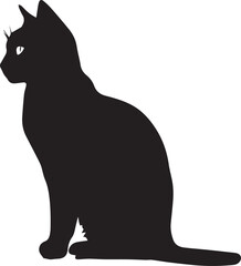 black cat silhouette