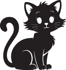 vector illustration of a cat