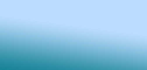 Gradient turquoise - blue horizontal background. Background for design, print and graphic resources. Design: flyers, business cards, banners, packaging.
