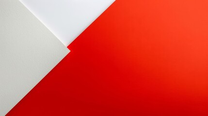 Abstract background with red and white colors.