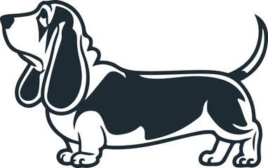 vector illustration of a dog