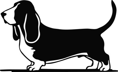Trending Dog Silhouette Vector Pack for Multiple Design Uses.