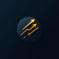 A sharp innovative icon for a finance tech company