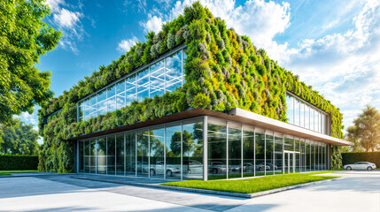 Fototapeta premium Immeuble écologique durable végétalisé