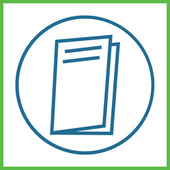 Magazine icon design