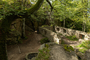 Zamek Bolcz&oacute;w  zabytkowy zamek z fragmentami naturalnych skalnych ścian, znajdujący się około 15 km od Jeleniej G&oacute;ry w Polsce