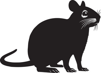 Agouti silhouette vector art work