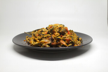Stir Fried Clams with Roasted Chilli Paste - Asian food style
