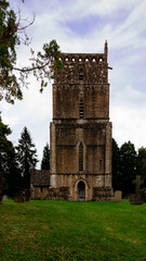 Obraz premium The St. Laurence church in Wyck Rissington
