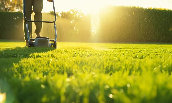 Lawn Care with a Push Mower