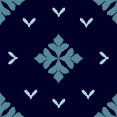 seamless ikat pattern for fabric