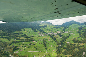 Rural scenery at the Alpstein mountains in Switzerland