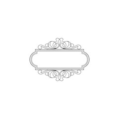 Black and white ornate handdrawn elements