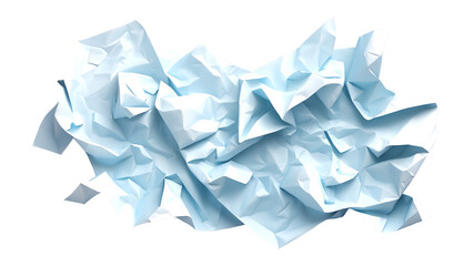 zgnieciony kawałek papieru, zgnieciona tekstura papieru, złożony, złożona geometria, zgnieciona gazeta jako tekstura, zagięcia, dynamiczne zagięcia, wyodrębnione z tła