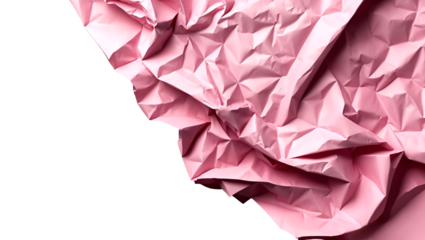 zgnieciony kawałek papieru, zgnieciona tekstura papieru, złożony, złożona geometria, zgnieciona gazeta jako tekstura, zagięcia, dynamiczne zagięcia, wyodrębnione z tła