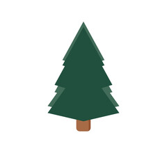 Christmas tree. Vector illustration