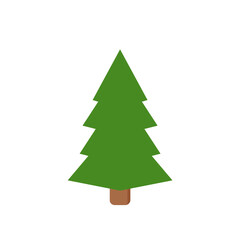 Christmas tree. Vector illustration