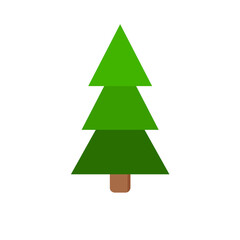 Christmas tree. Vector illustration