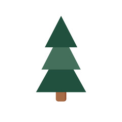 Christmas tree. Vector illustration
