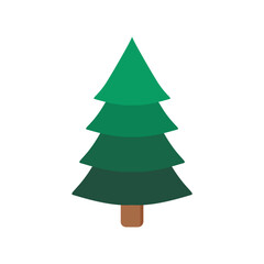 Christmas tree. Vector illustration