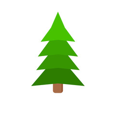 Christmas tree. Vector illustration