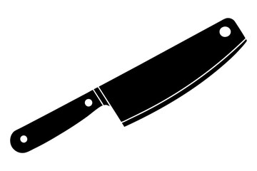 
Butcher knife icon, Butcher knife silhouette vector. Cut of beef meat
