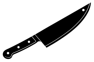 
Butcher knife icon, Butcher knife silhouette vector. Cut of beef meat
