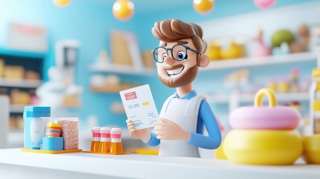 Shopkeeper Cartoon Images – Browse 3,166 Stock Photos, Vectors, and ...