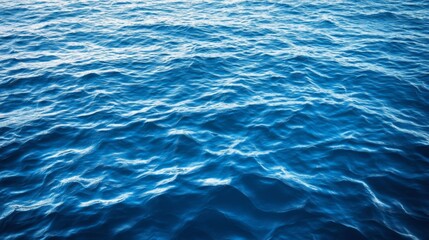 Obraz premium A Close-Up View of Gentle Blue Ocean Waves