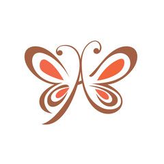 A B butterfly logo