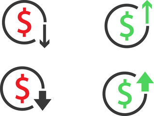Reduce and high costs line with dollar icons.
