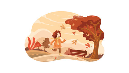 autumn-girl-vector-illustration