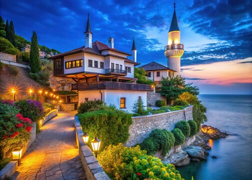 Residence of the Romanian Queen in Balchik by the Black Sea - A Historical Gem