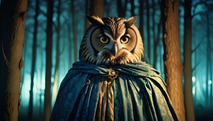 Chimeric guardian combining human and animal traits, showcasing a unique and mystical design that embodies strength and wisdom