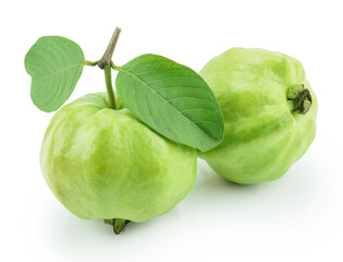 guava fruit isolated on white background