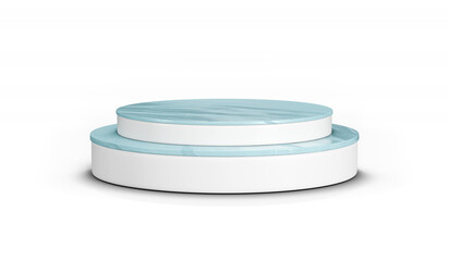 Podium cosmetic isolate  business Product display stand production  background  3d rendering