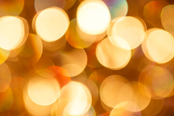 Christmas holiday lights bokeh background